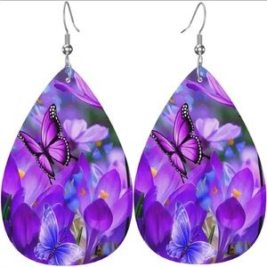 Butterfly Earrings, New